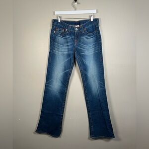 True Religion Jeans y2K Gina Low‎ Rise Boot Denim